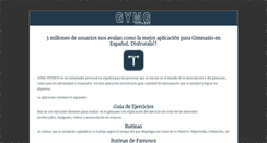 Desktop Screenshot of gymgfitness.com